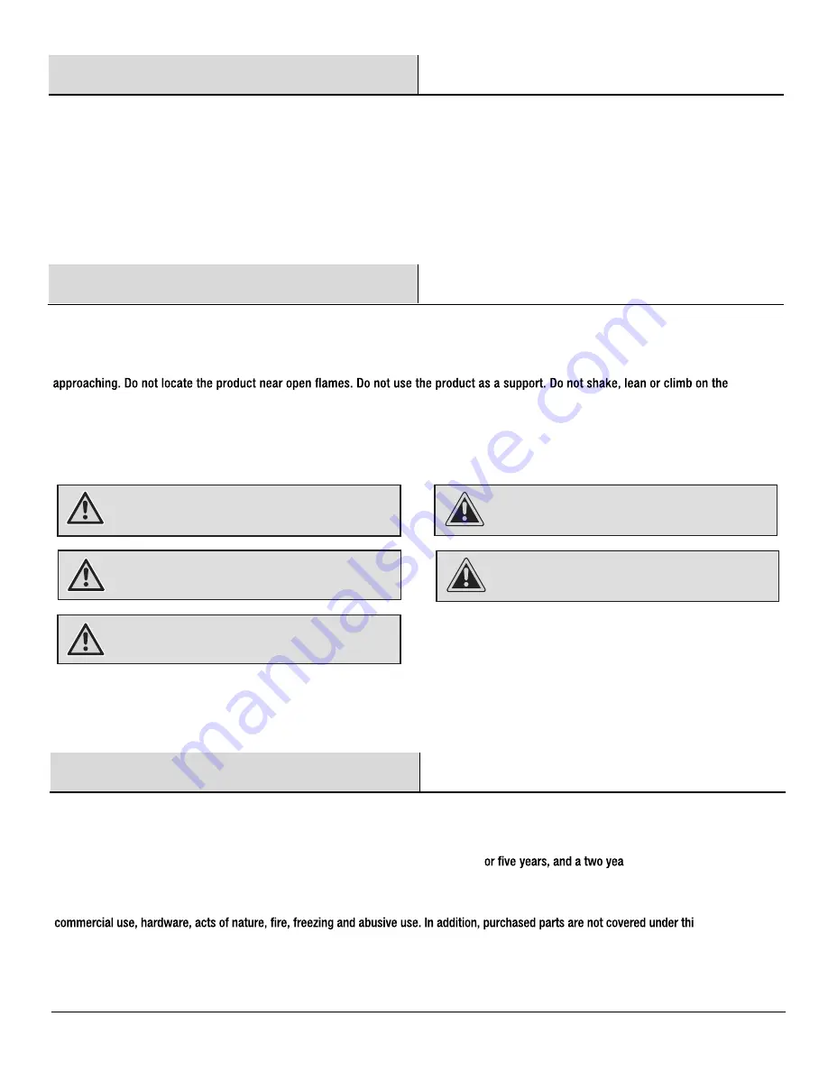 HAMPTON BAY 1001 869 480 Use And Care Manual Download Page 2