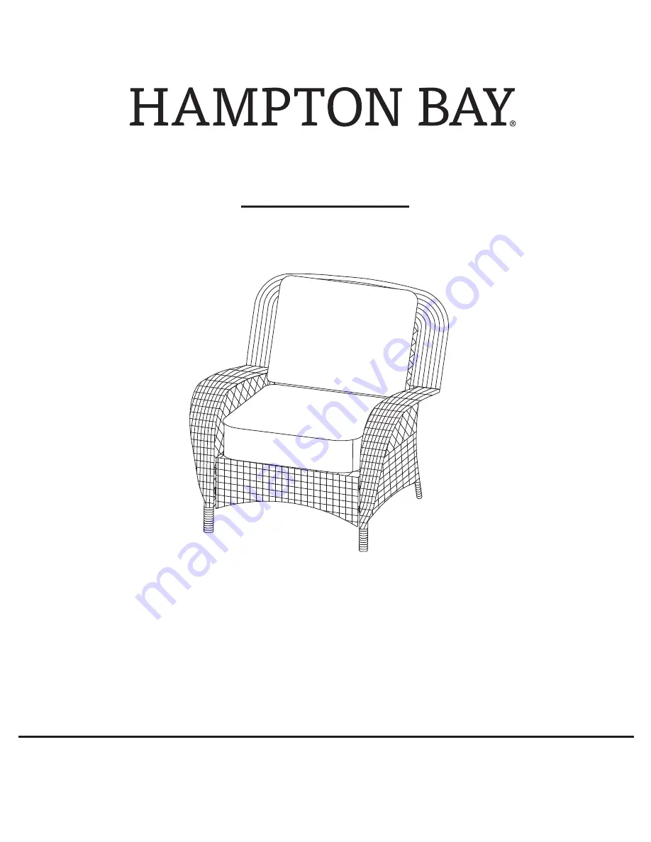 HAMPTON BAY 1002 584 837 Use And Care Manual Download Page 1