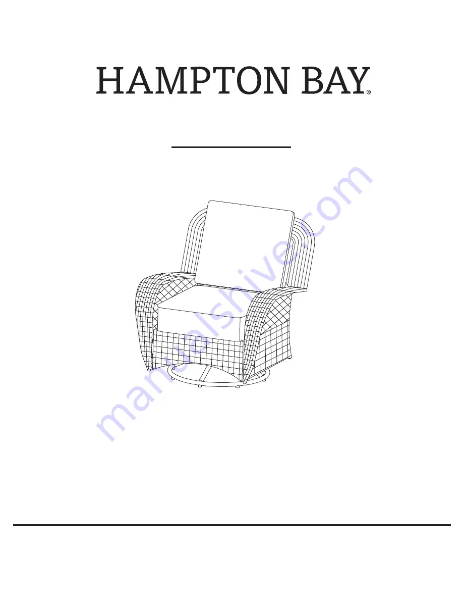 HAMPTON BAY 1002 585 020 Use And Care Manual Download Page 1