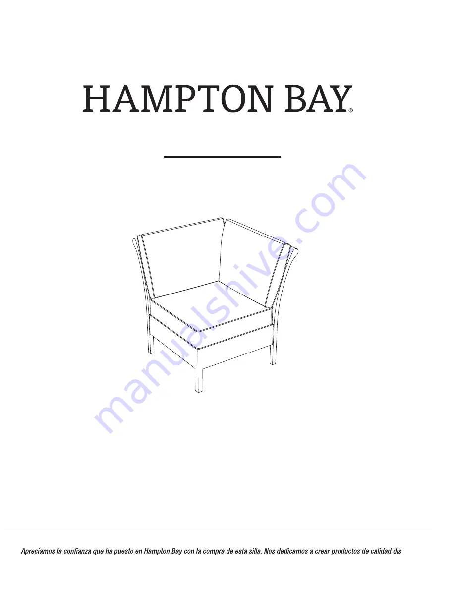 HAMPTON BAY 1003 391 251 Скачать руководство пользователя страница 8