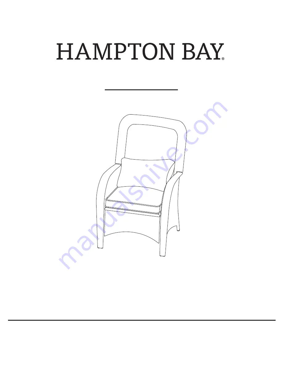 HAMPTON BAY 1003 954 762 Use And Care Manual Download Page 1