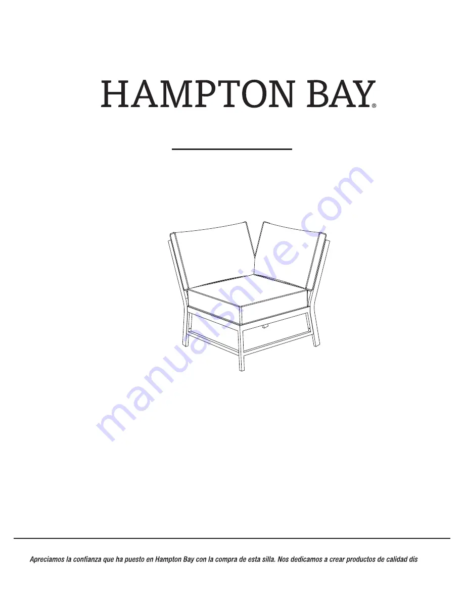 HAMPTON BAY 1003 981 303 Use And Care Manual Download Page 8