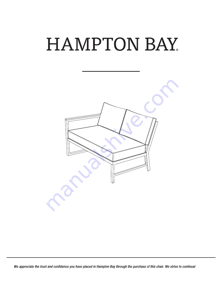 HAMPTON BAY 1003 981 303 Use And Care Manual Download Page 15