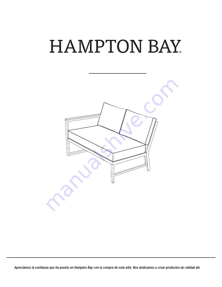 HAMPTON BAY 1003 981 303 Use And Care Manual Download Page 22