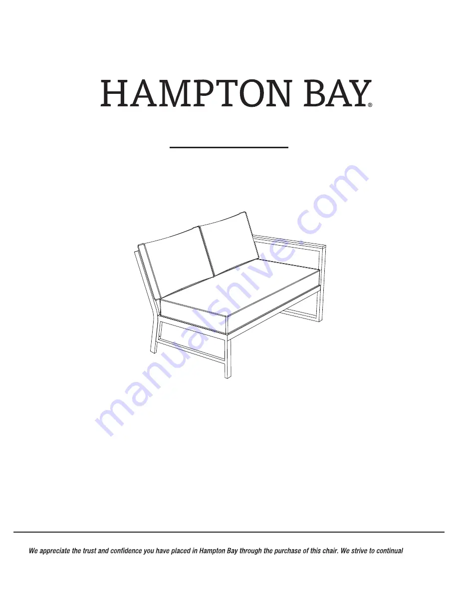 HAMPTON BAY 1003 981 303 Use And Care Manual Download Page 29