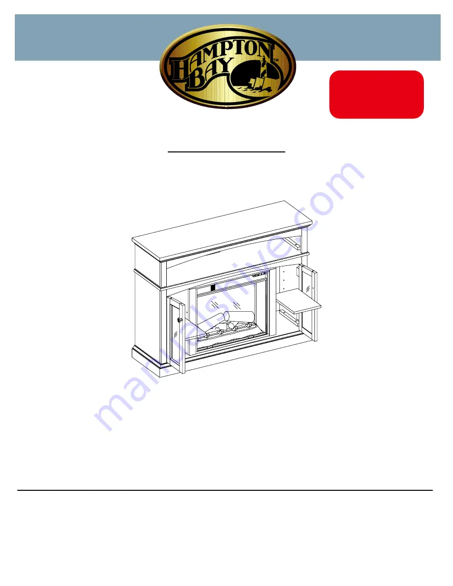 HAMPTON BAY 23MM6072-E451 Скачать руководство пользователя страница 1