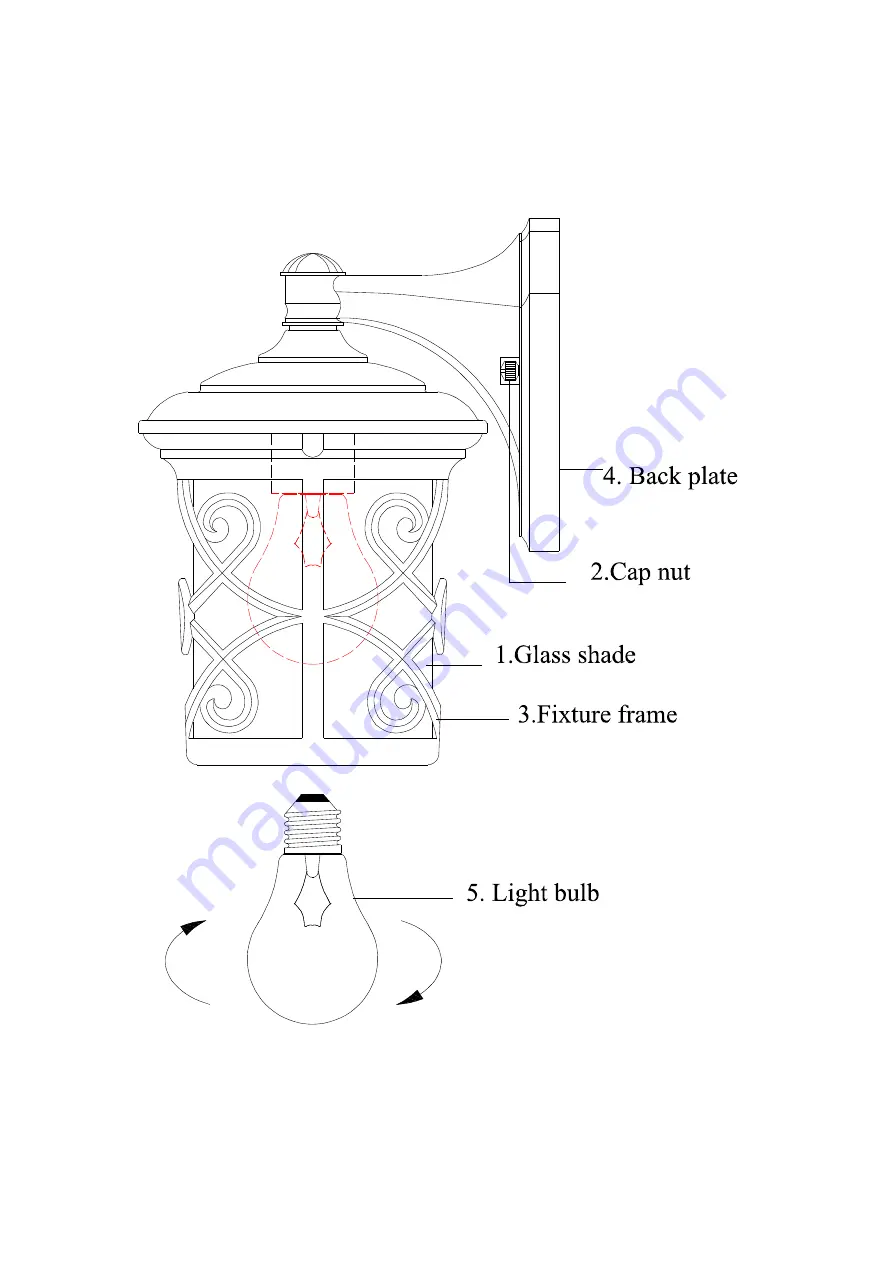 HAMPTON BAY 481-120 Instruction Manual Download Page 5