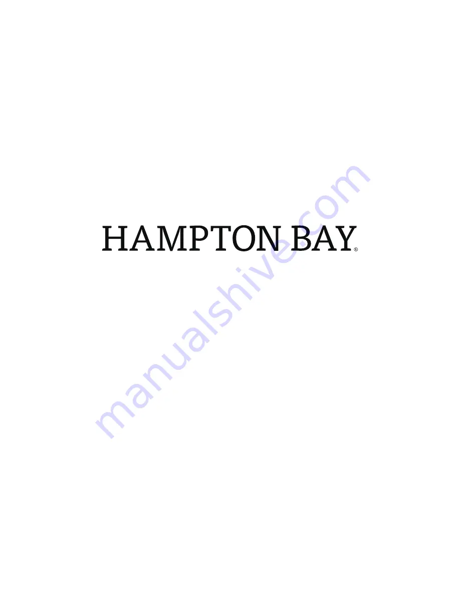 HAMPTON BAY 65-91-1BR-996P Скачать руководство пользователя страница 8