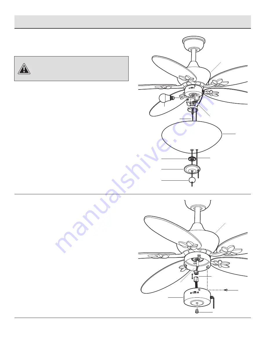 HAMPTON BAY AM214LED-WH Use And Care Manual Download Page 18