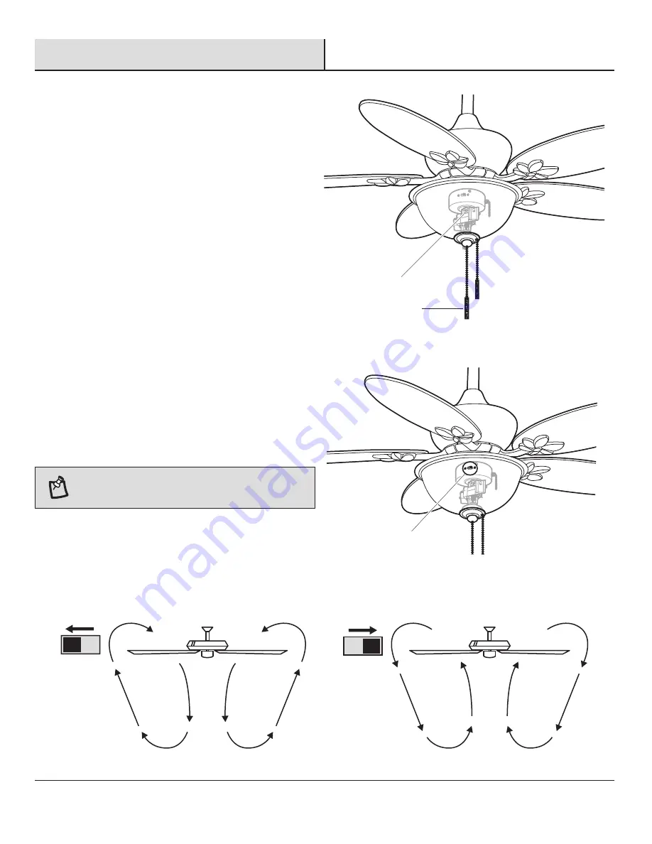 HAMPTON BAY AM214LED-WH Use And Care Manual Download Page 19