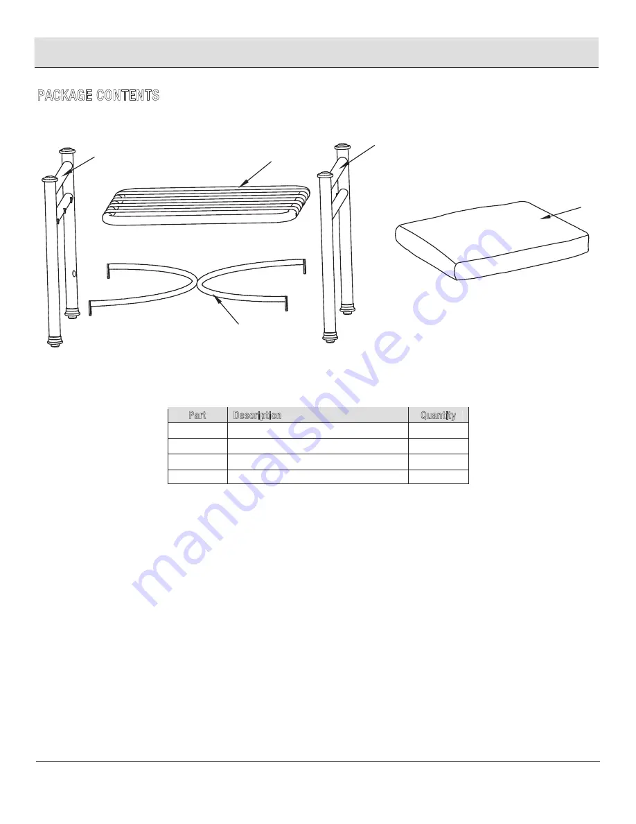 HAMPTON BAY BARNSLEY FSS61119F-BARE Use And Care Manual Download Page 3