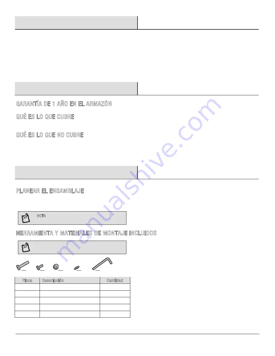 HAMPTON BAY BARNSLEY FSS61119F-BARE Use And Care Manual Download Page 7