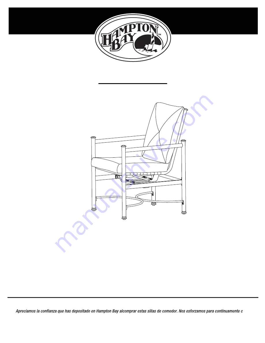 HAMPTON BAY BARNSLEY FSS61119R-2PK Use And Care Manual Download Page 10