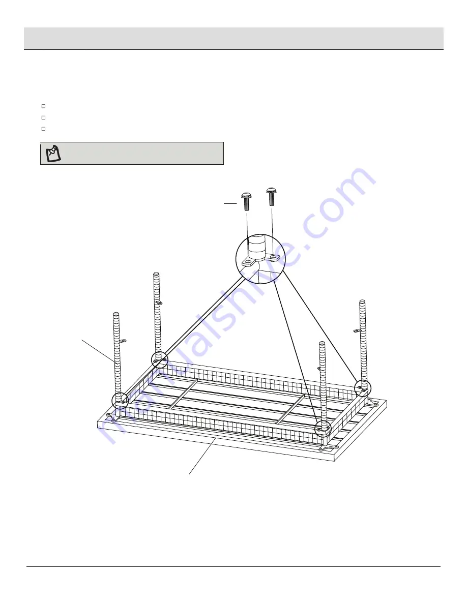 HAMPTON BAY BEACON PARK STEEL WICKER COFFEE TABLE WITH SLAT TOP... Скачать руководство пользователя страница 5