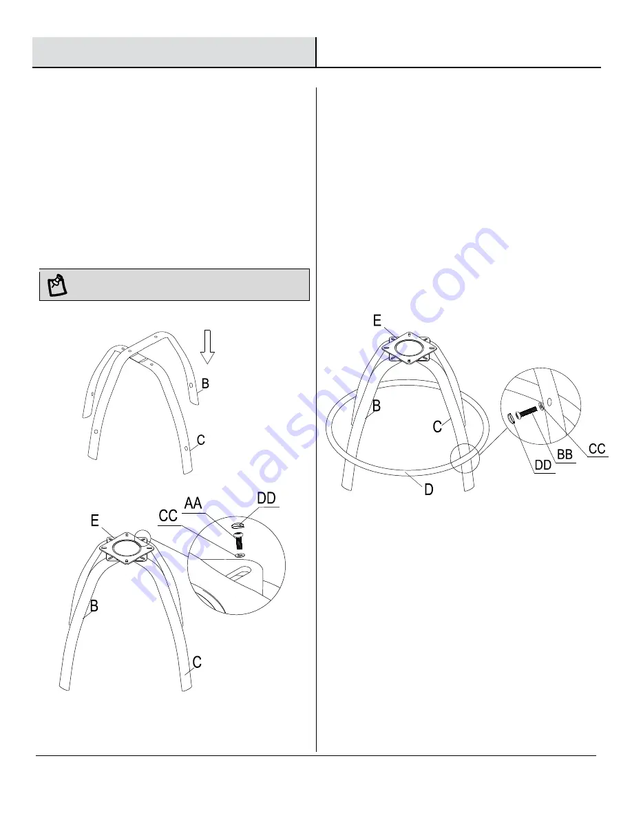 HAMPTON BAY BECKHAM 5477-7PC Use And Care Manual Download Page 6