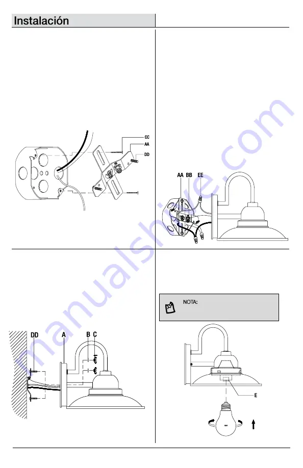 HAMPTON BAY BOA1691A-2/BN Use And Care Manual Download Page 13