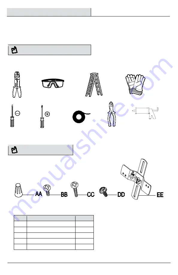 HAMPTON BAY COLLIER KZH1601AX-01/GW Скачать руководство пользователя страница 3