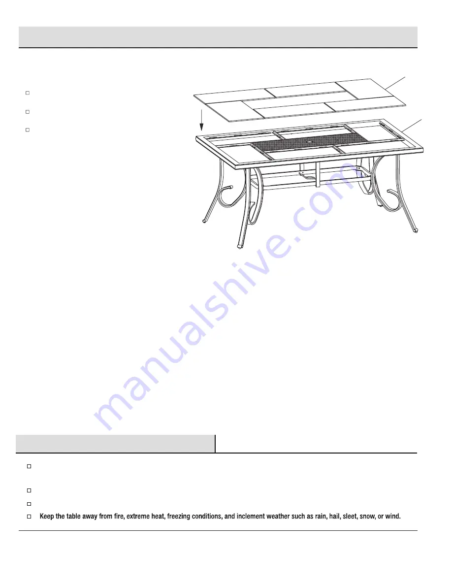 HAMPTON BAY CRESTRIDGE FTS61215 Use And Care Manual Download Page 6