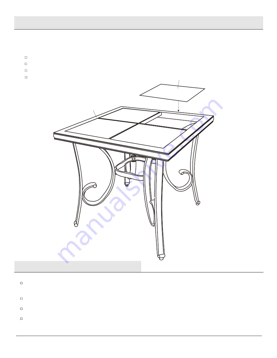 HAMPTON BAY Crestridge TCS28PA Use And Care Manual Download Page 7