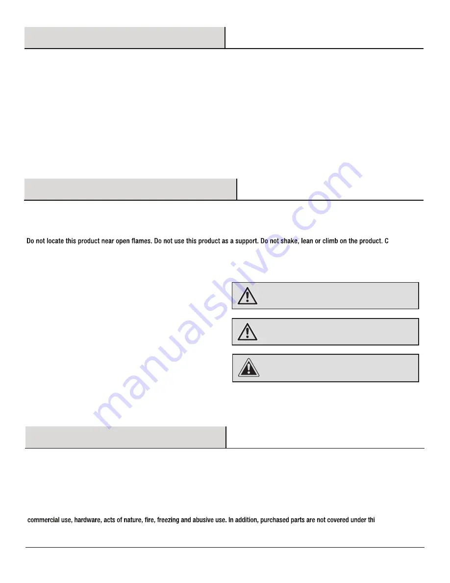 HAMPTON BAY Crestridge TCS40PA Use And Care Manual Download Page 2