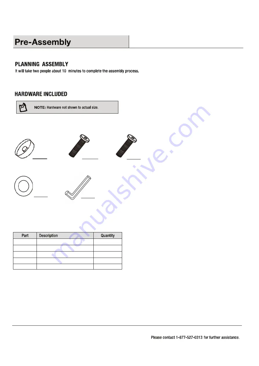 HAMPTON BAY Delaronde 4 Piece Conversation Set... Assembly Instructions Manual Download Page 3