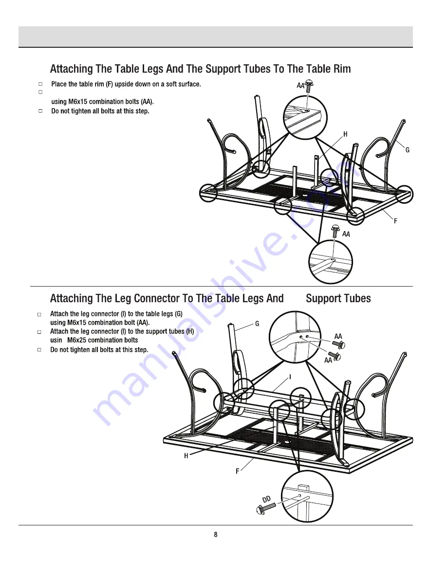 HAMPTON BAY FCS60610R-ST Use And Care Manual Download Page 8