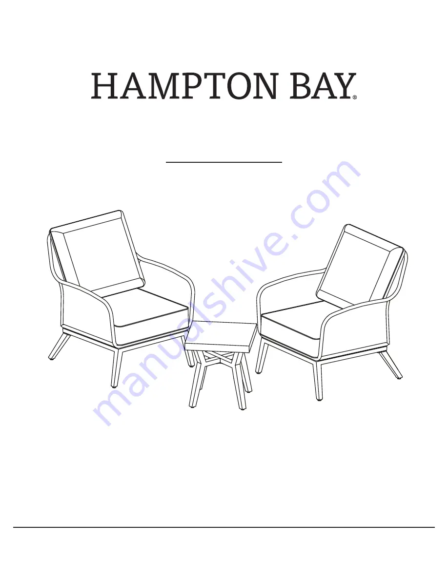 HAMPTON BAY FRS80952-ST-N Use And Care Manual Download Page 1