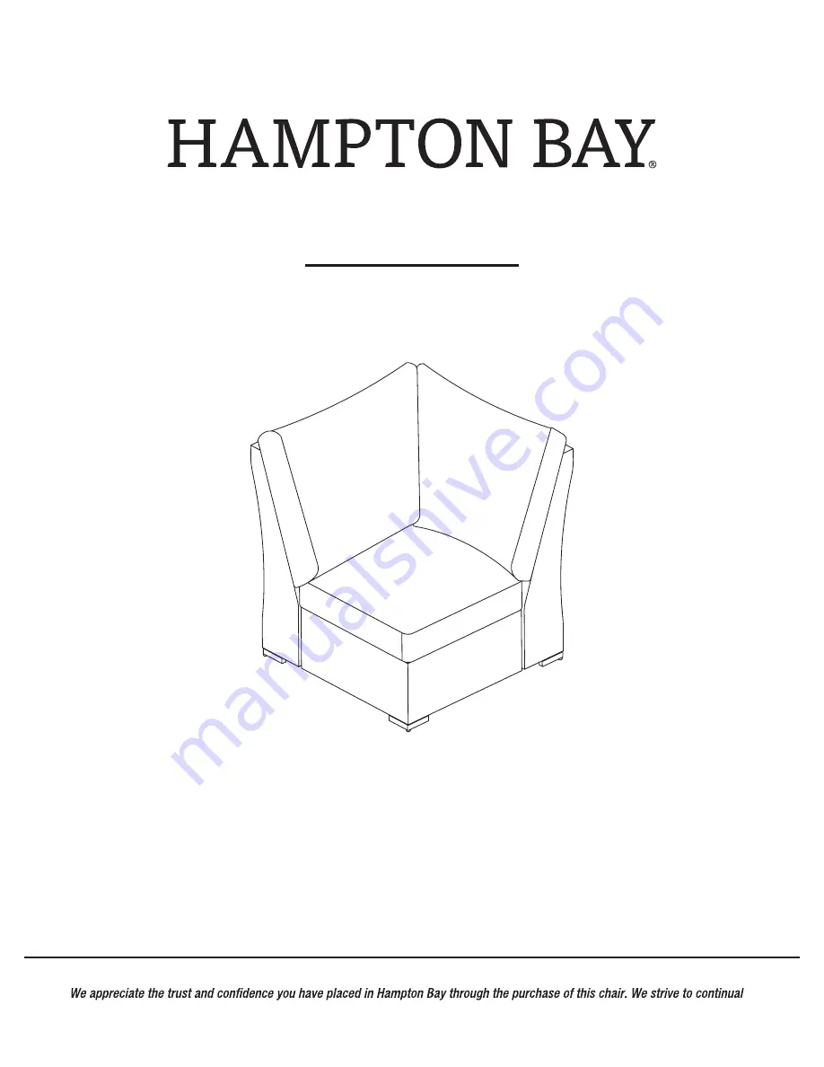 HAMPTON BAY FRS81094B-STL Use And Care Manual Download Page 20