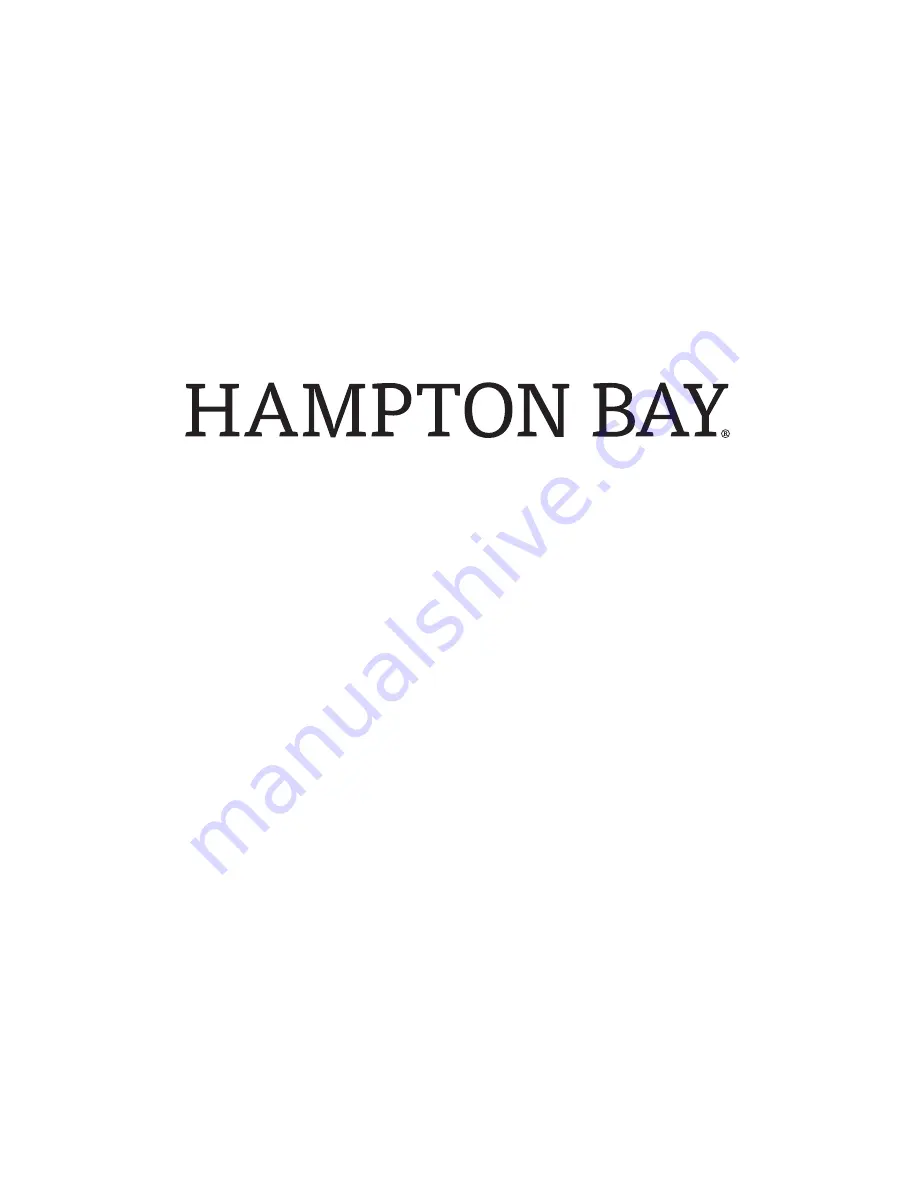 HAMPTON BAY FT-61689 Скачать руководство пользователя страница 9