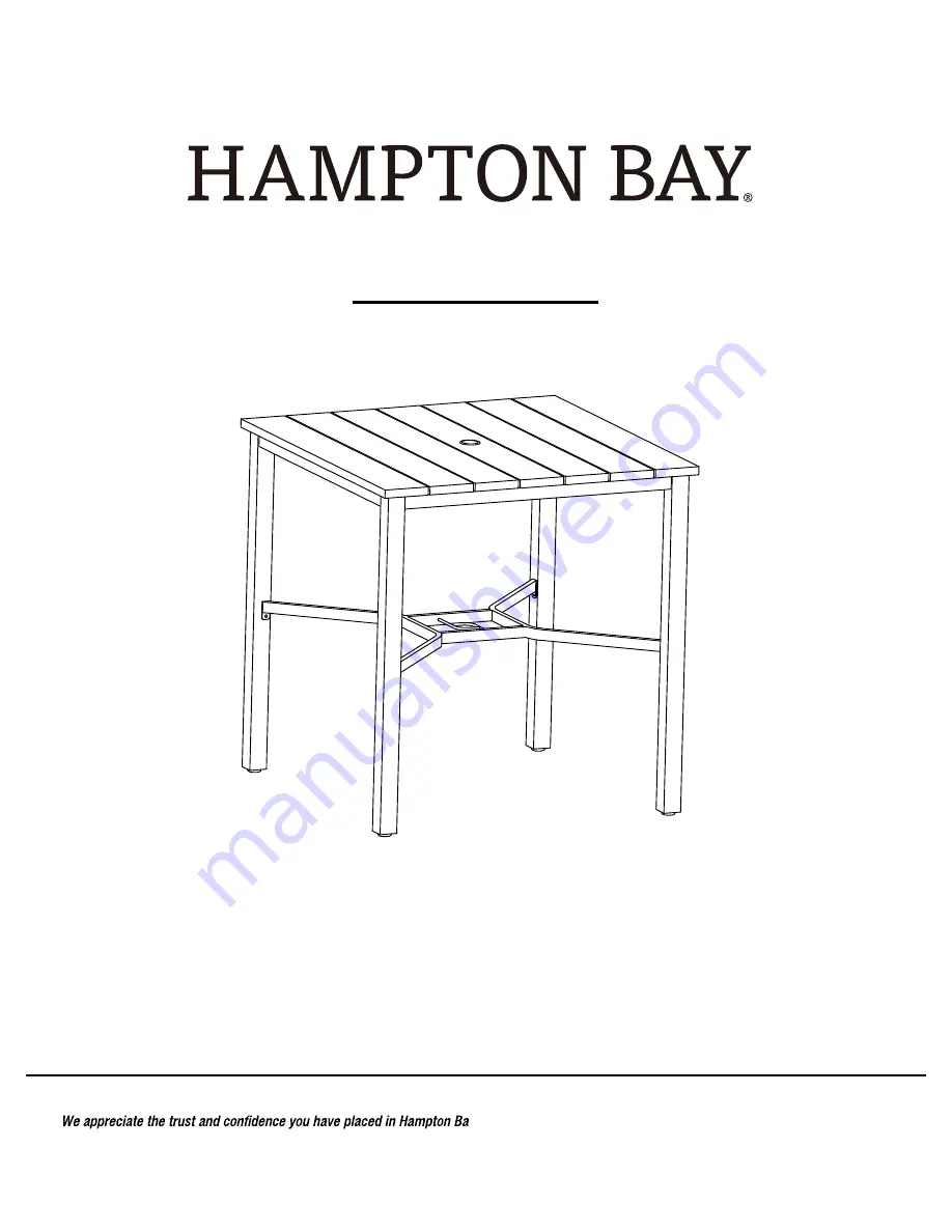 HAMPTON BAY FTS61204H Use And Care Manual Download Page 1