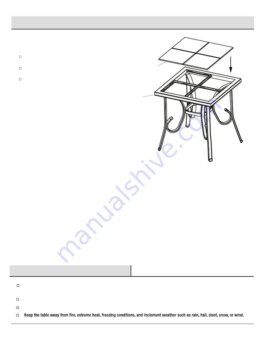 HAMPTON BAY FTS61215D Use And Care Manual Download Page 6