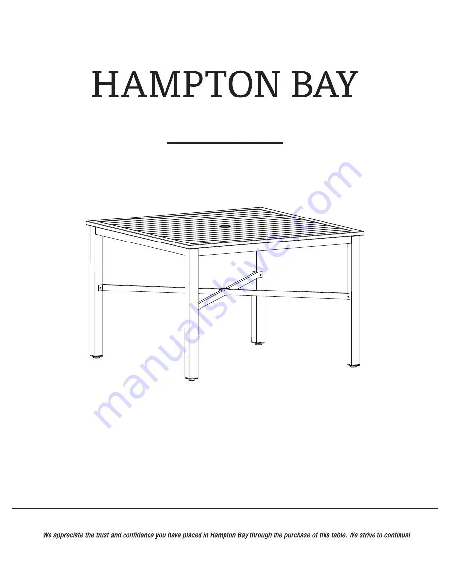 HAMPTON BAY FTS70660 Скачать руководство пользователя страница 1