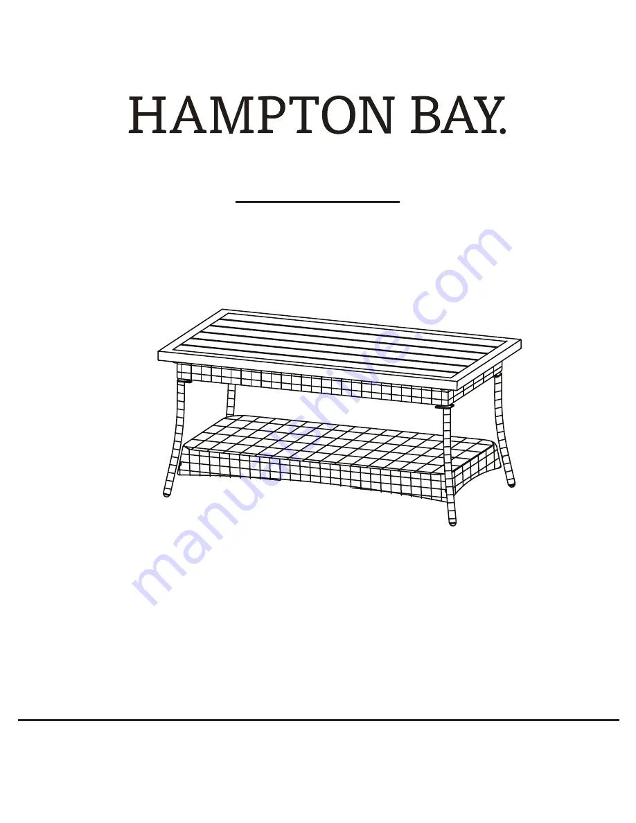 HAMPTON BAY FWS80486D Скачать руководство пользователя страница 1