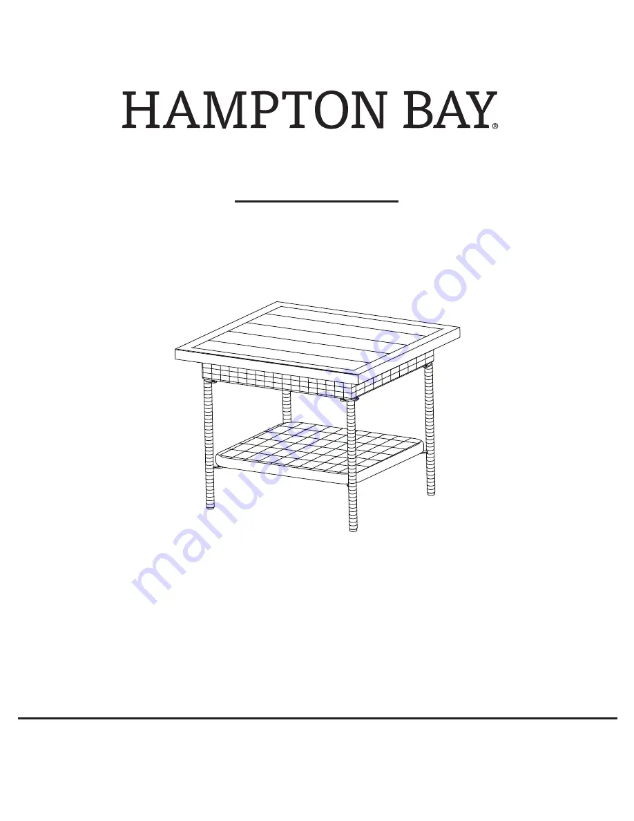 HAMPTON BAY FWS80486E Use And Care Manual Download Page 1