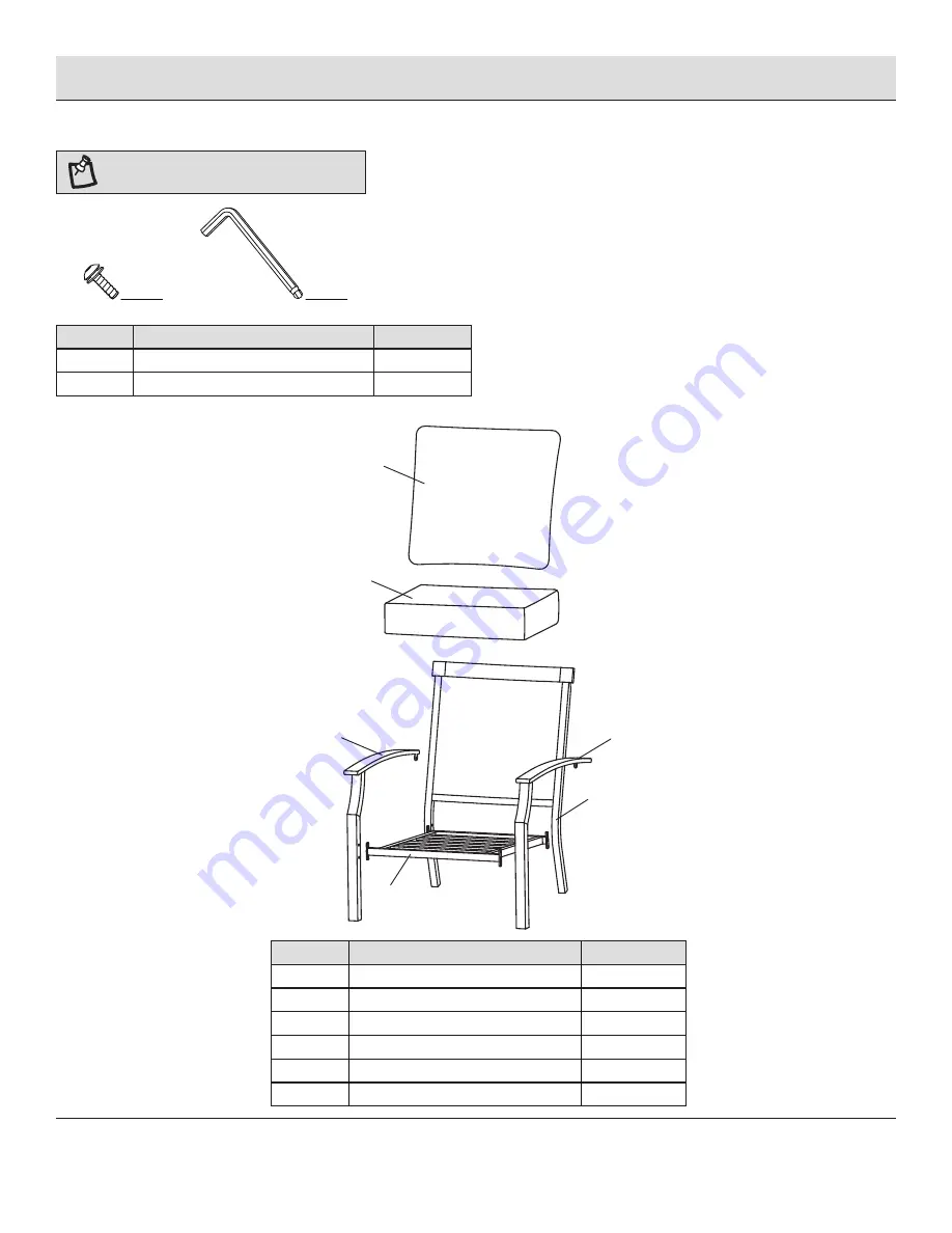 HAMPTON BAY GENEVA FRS60704-2PKB Use And Care Manual Download Page 4