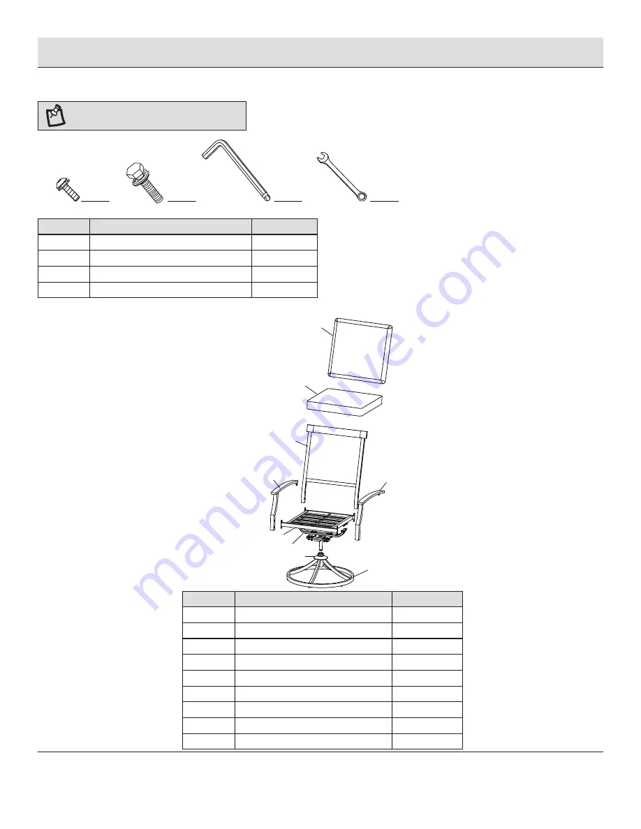 HAMPTON BAY GENEVA WOVEN FRS60786S-2PKB Use And Care Manual Download Page 4