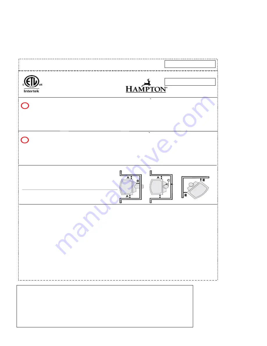 HAMPTON BAY H27-NG10 Скачать руководство пользователя страница 4