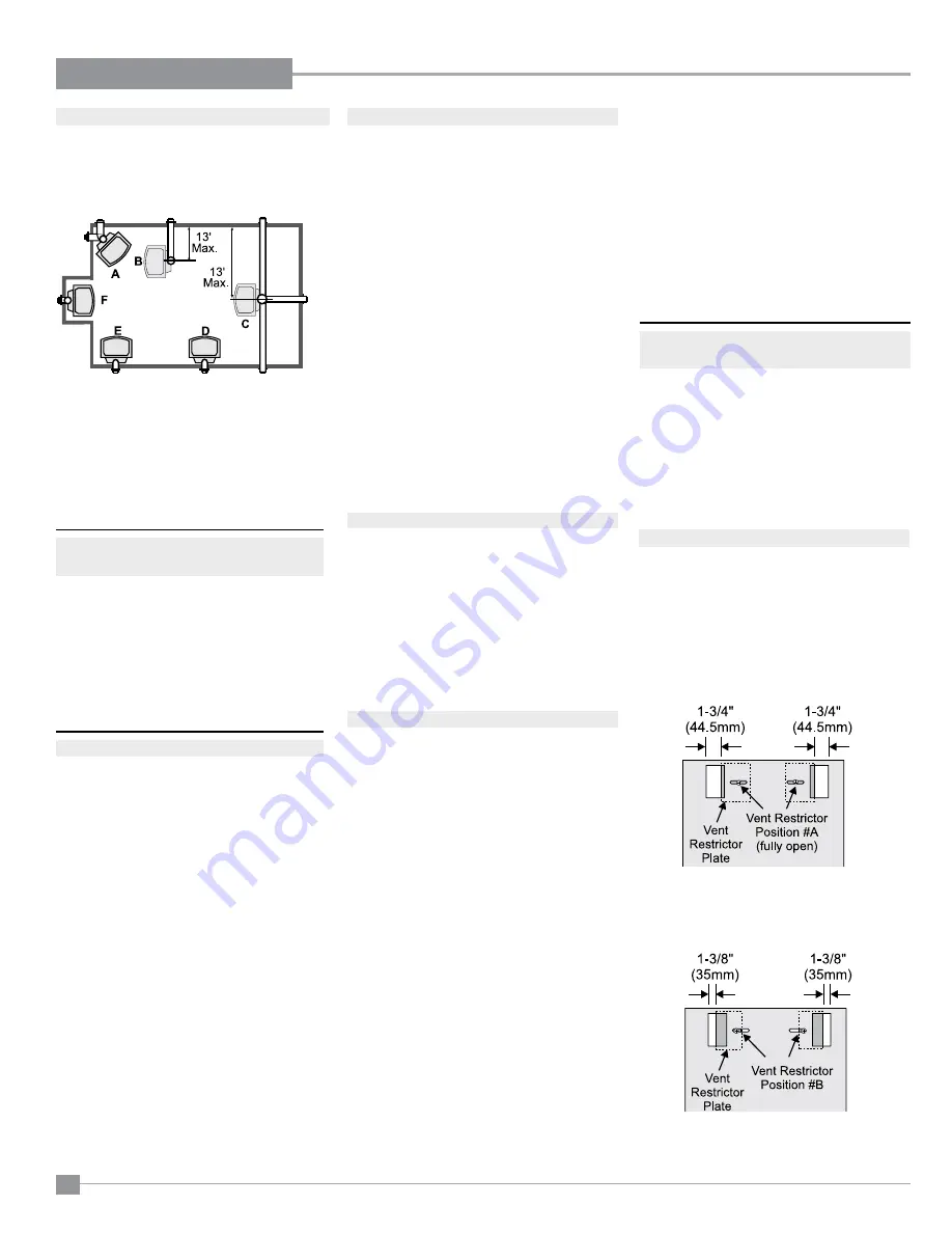 HAMPTON BAY H35U-NG Owners & Installation Manual Download Page 14