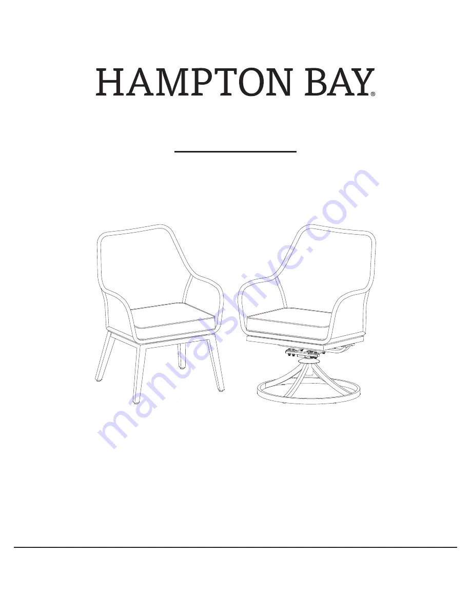 HAMPTON BAY HAYMONT FRS80961-ST-CH Скачать руководство пользователя страница 1