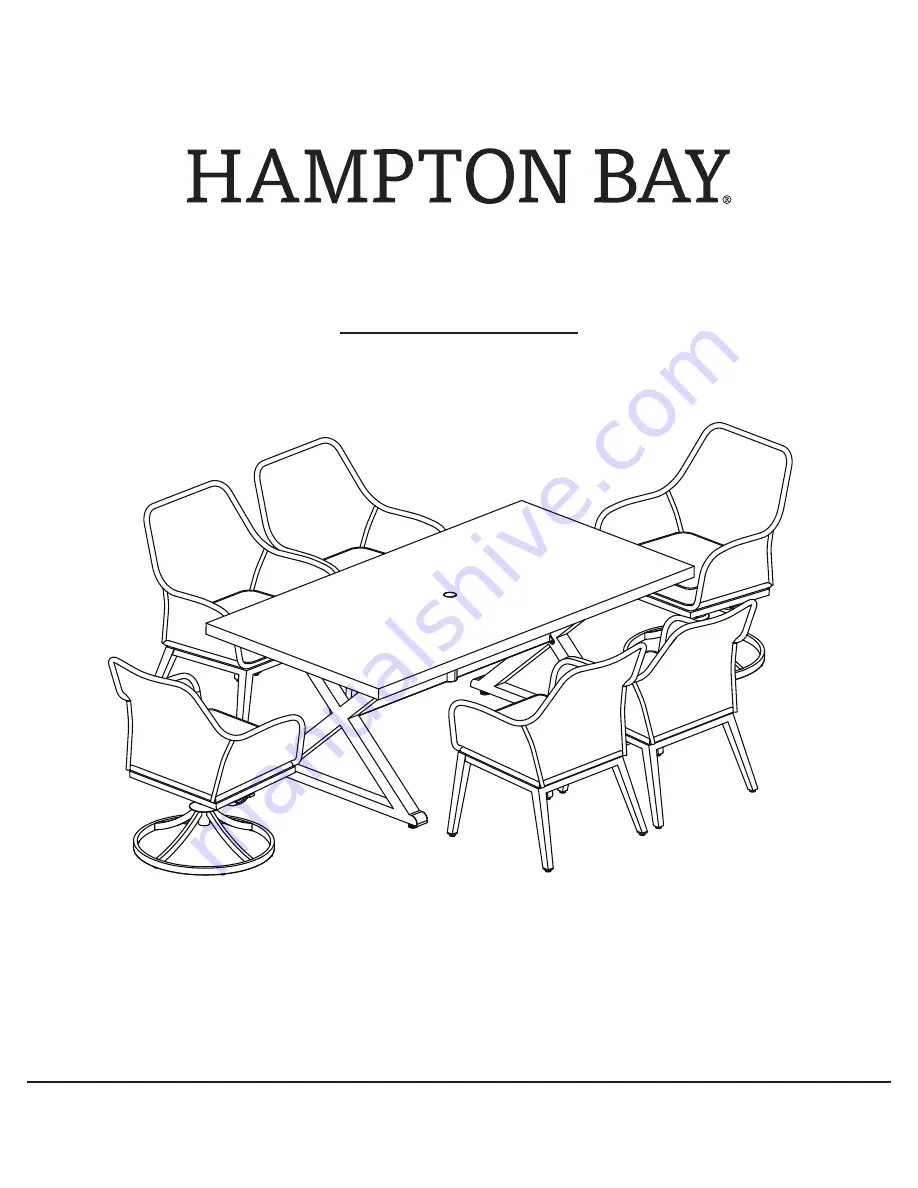 HAMPTON BAY HAYMONT FRS80961-ST Use And Care Manual Download Page 1