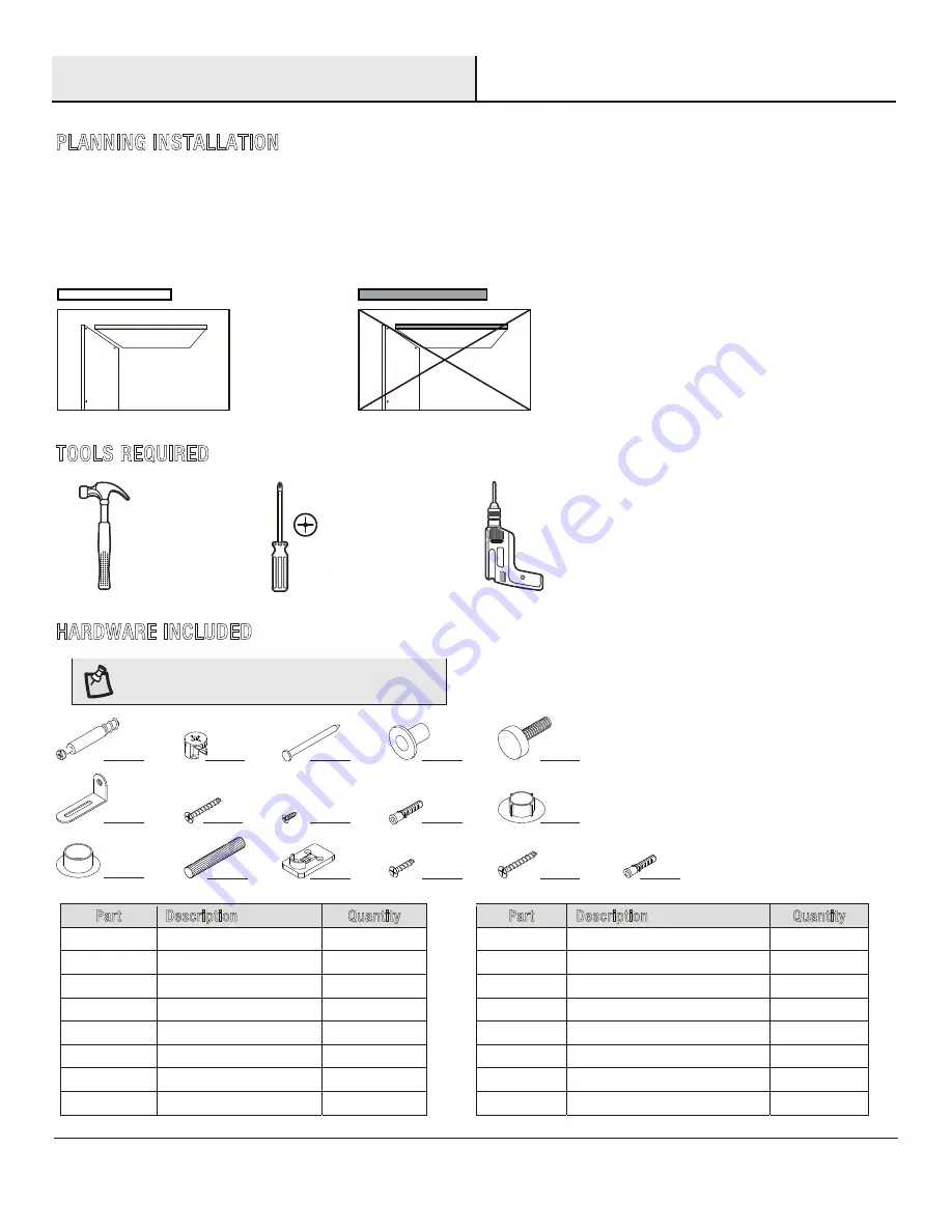 HAMPTON BAY HD-COUS-017 Use And Care Manual Download Page 3