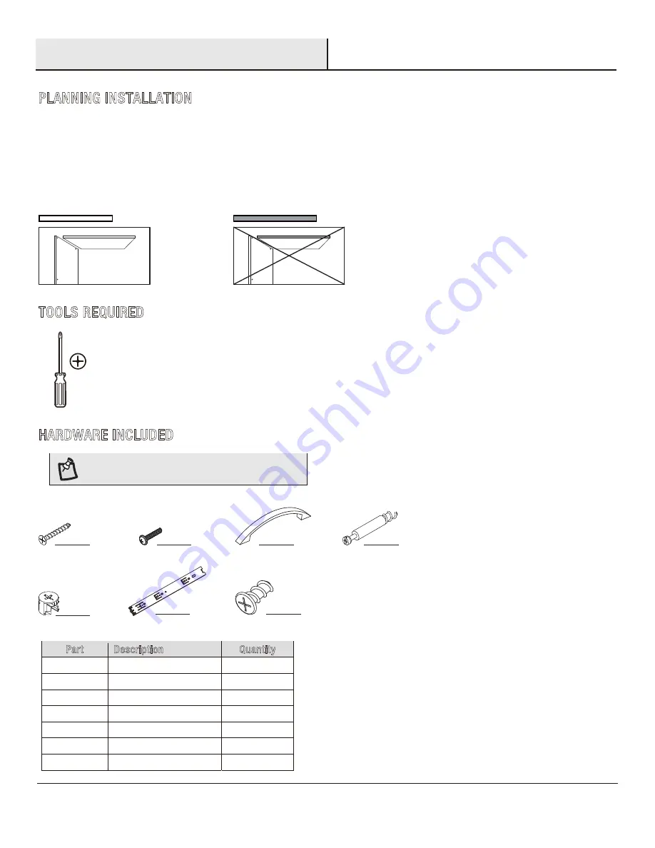 HAMPTON BAY HD-SDUS-122 Use And Care Manual Download Page 3