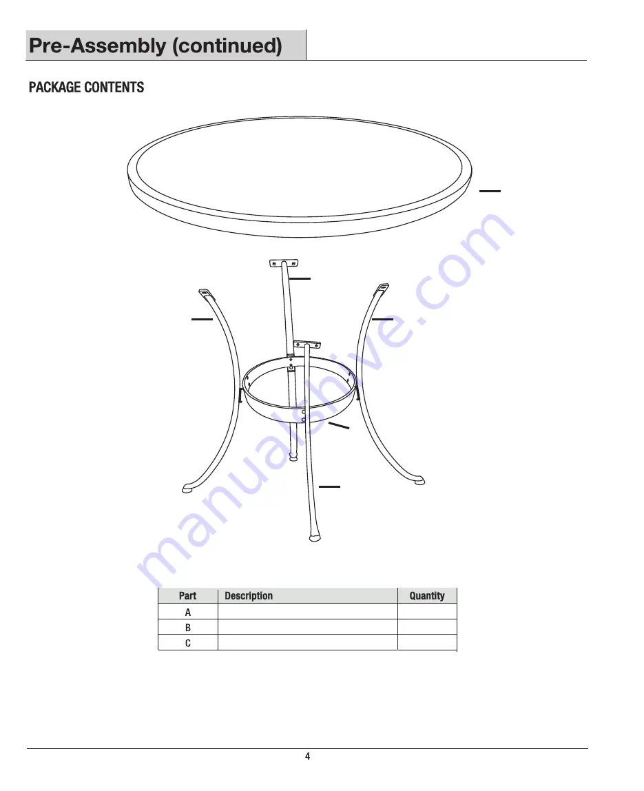 HAMPTON BAY HD17121E Use And Care Manual Download Page 4