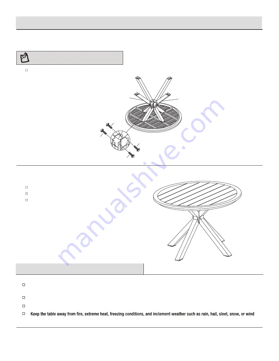 HAMPTON BAY Home Decorators Collection FRM71005S-ST3T Use And Care Manual Download Page 6