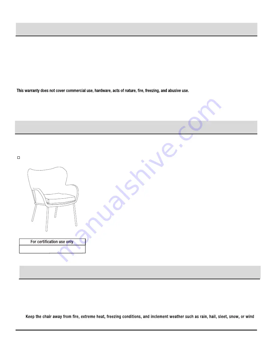 HAMPTON BAY KIKO FRS51308-2PK Use And Care Manual Download Page 2