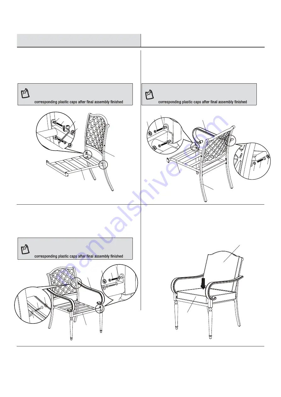 HAMPTON BAY LAUREL OAKS MOTION Use And Care Manual Download Page 13