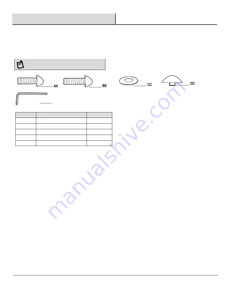 HAMPTON BAY MADISON 13H-001-4DS Use And Care Manual Download Page 3