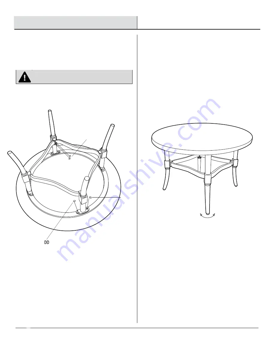 HAMPTON BAY MADISON 13H-001-4DS Use And Care Manual Download Page 6