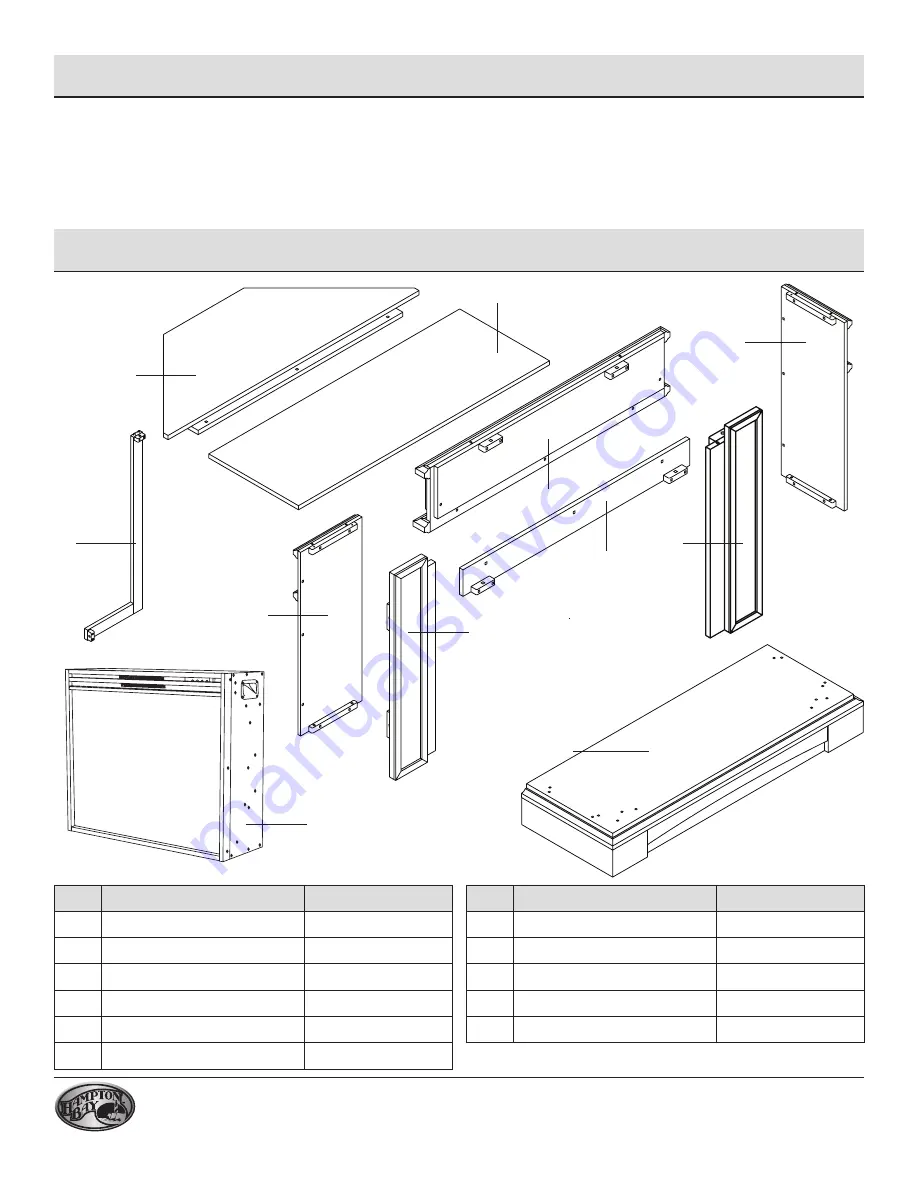 HAMPTON BAY MEF2823CBWLG Use And Care Manual Download Page 22