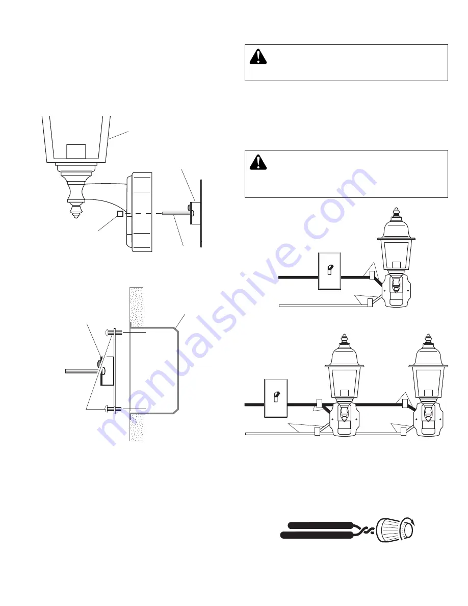 HAMPTON BAY Motion Sensing Diecast Metal Lantern User Manual Download Page 2